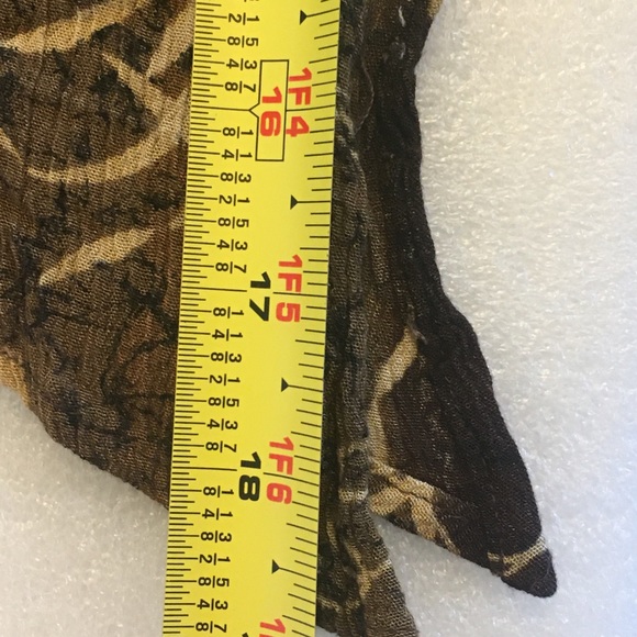 Rabbit Rabbit Rabbit Design -Size 8M- Short Sleeve Blouse-Brown Floral-Leaves~US - Picture 7 of 14